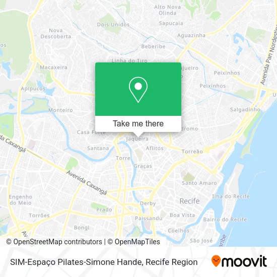 SIM-Espaço Pilates-Simone Hande map
