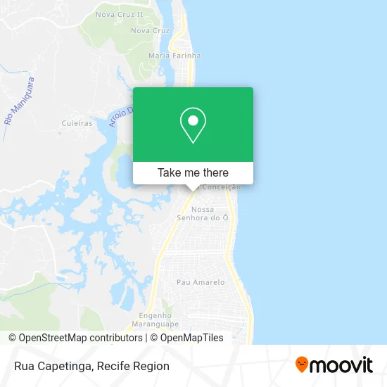 Rua Capetinga map