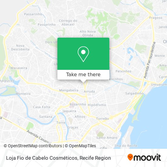 Loja Fio de Cabelo Cosméticos map