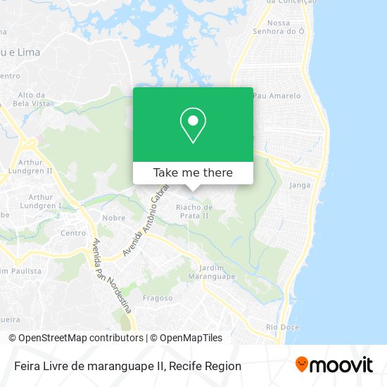 Feira Livre de maranguape II map