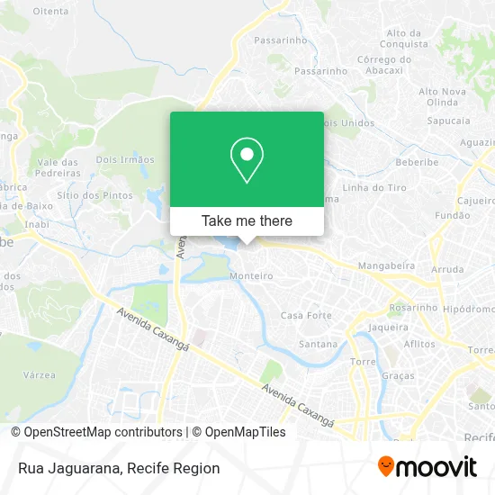 Rua Jaguarana map