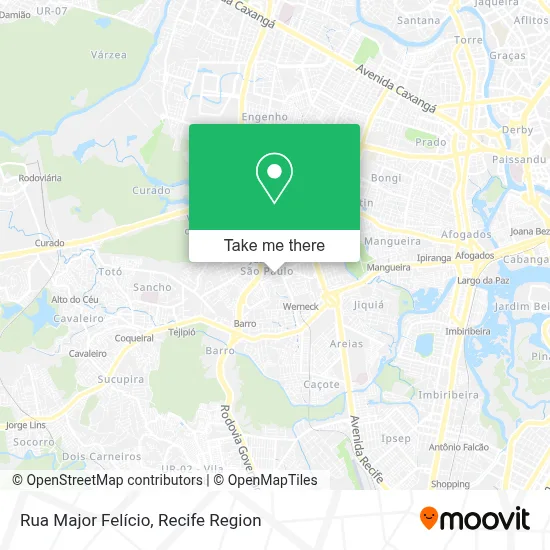 Rua Major Felício map