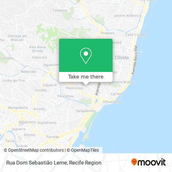 Rua Dom Sebastião Leme map