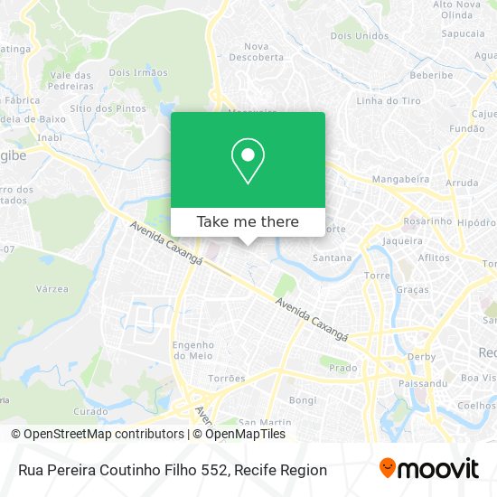 Rua Pereira Coutinho Filho 552 map