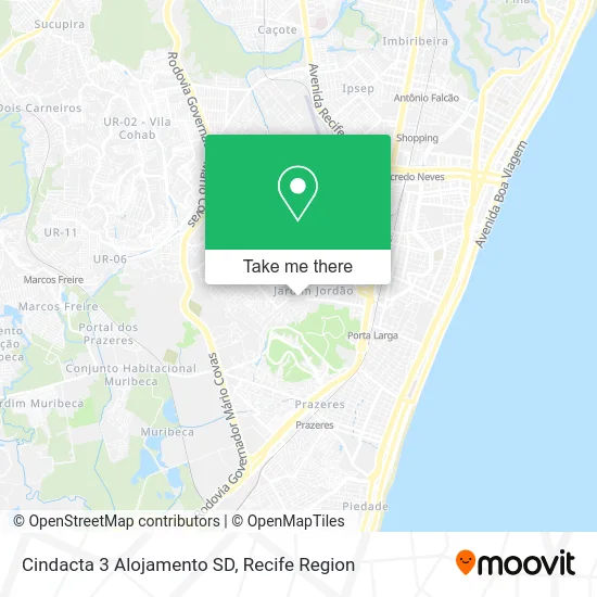 Cindacta 3 Alojamento SD map