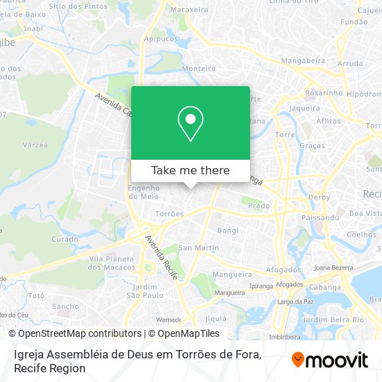 Igreja Assembléia de Deus  em Torrões de Fora map