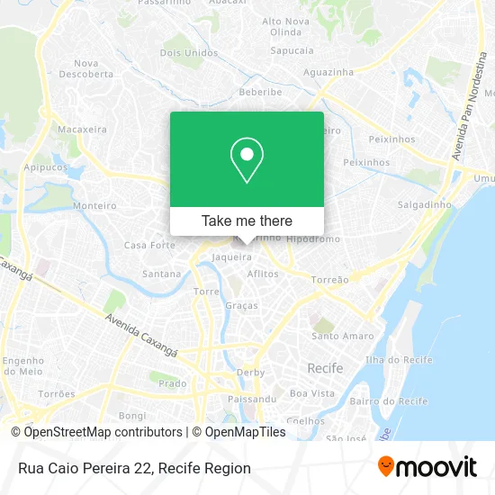 Rua Caio Pereira 22 map