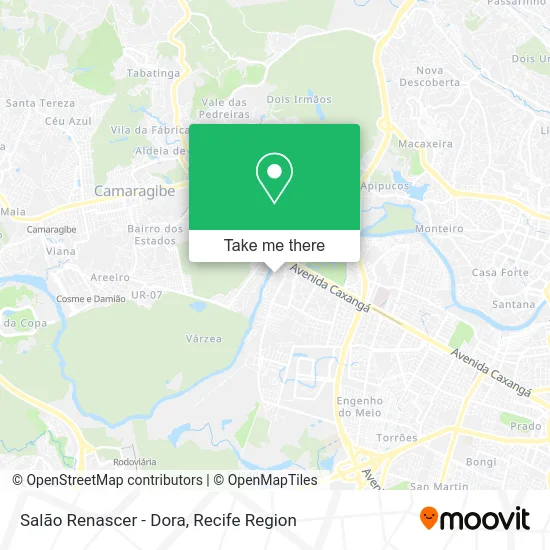 Salão Renascer - Dora map