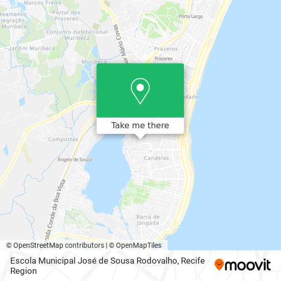 Mapa Escola Municipal José de Sousa Rodovalho