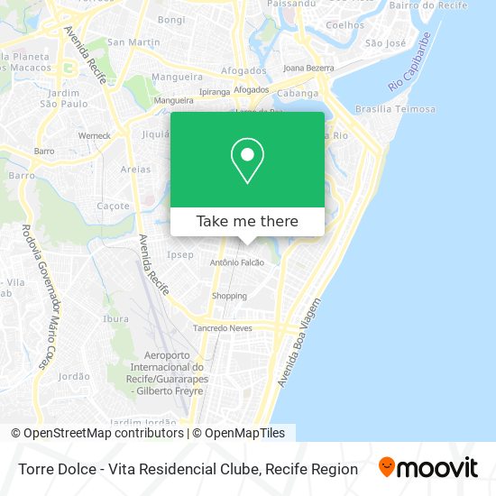 Torre Dolce - Vita Residencial Clube map