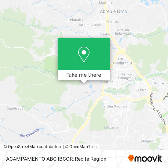ACAMPAMENTO ABC IBCOR map