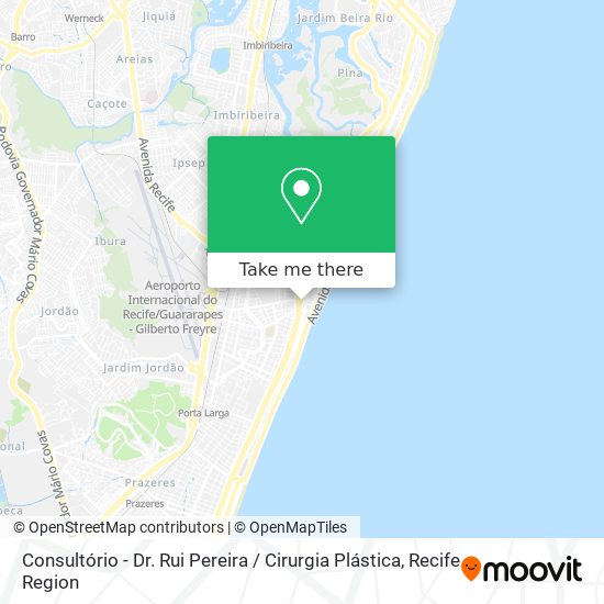 Consultório - Dr. Rui Pereira / Cirurgia Plástica map