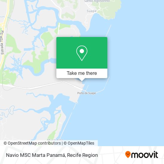 Navio MSC Marta Panamá map