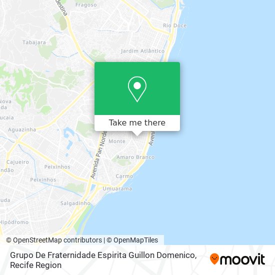 Grupo De Fraternidade Espirita Guillon Domenico map