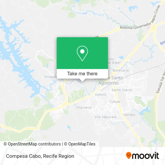 Compesa Cabo map