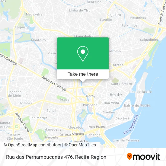 Rua das Pernambucanas 476 map