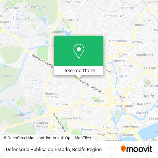 Defensoria Pública do Estado map