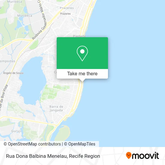 Rua Dona Balbina Menelau map