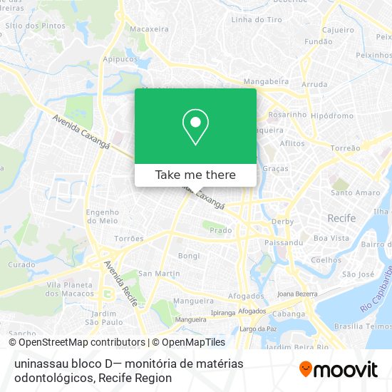 uninassau bloco D— monitória de matérias odontológicos map