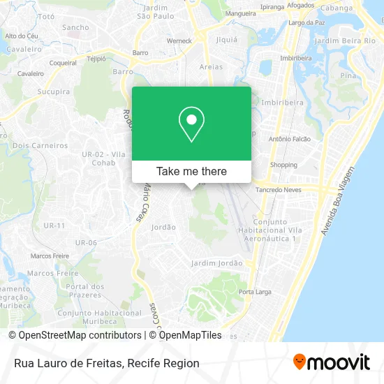 Rua Lauro de Freitas map