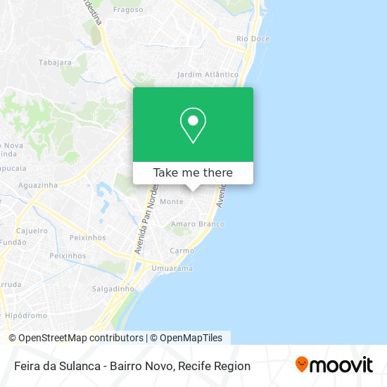 Feira da Sulanca - Bairro Novo map
