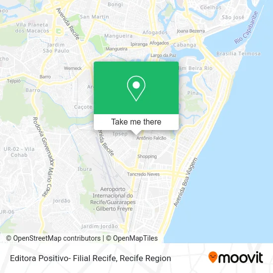 Editora Positivo- Filial Recife map