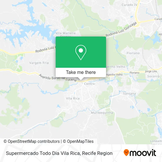 Supermercado Todo Dia Vila Rica map