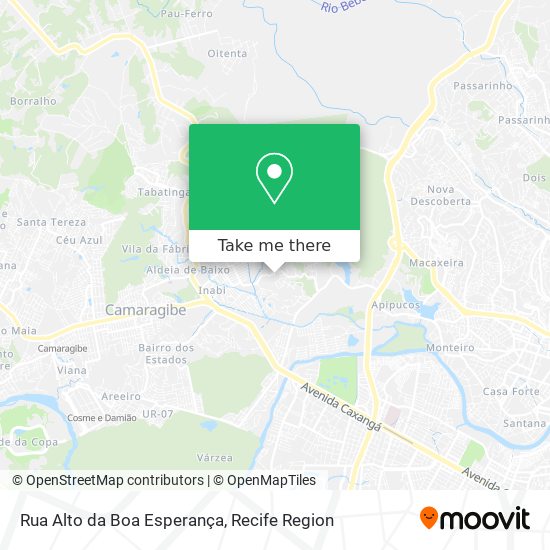 Rua Alto da Boa Esperança map