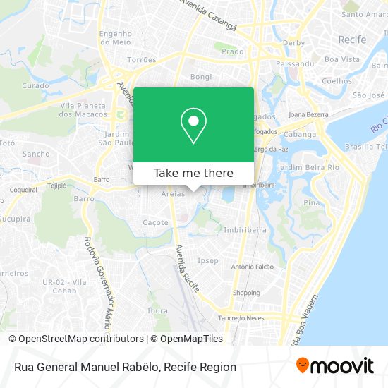 Rua General Manuel Rabêlo map