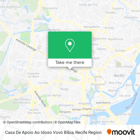 Casa De Apoio Ao Idoso Vovó Bibia map