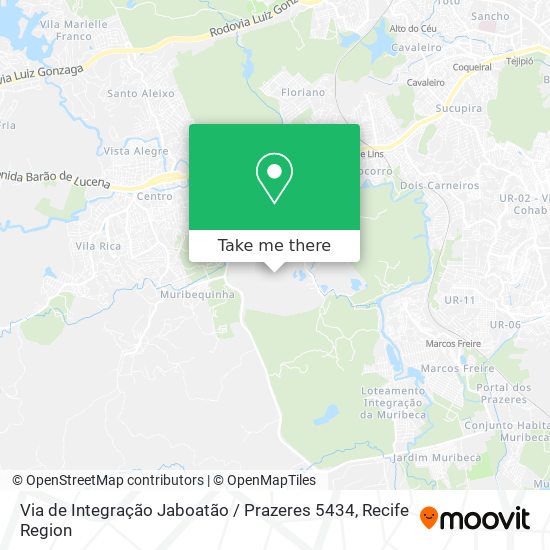 Via de Integração Jaboatão / Prazeres 5434 map