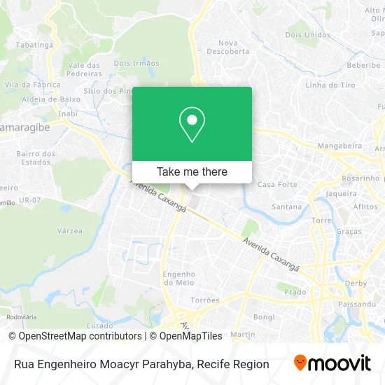 Rua Engenheiro Moacyr Parahyba map