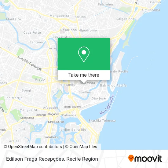 Edilson Fraga Recepções map