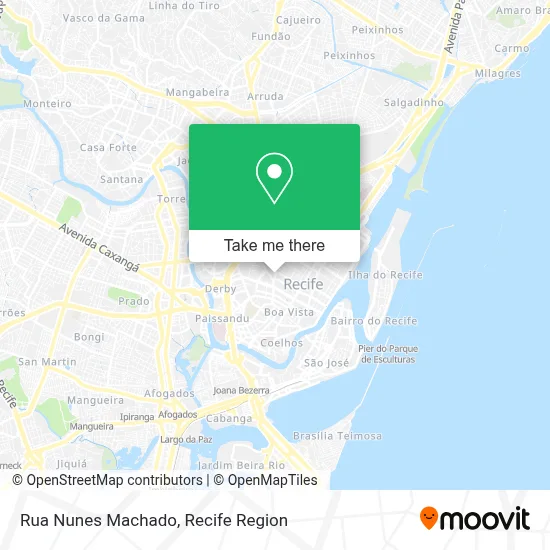 Rua Nunes Machado map