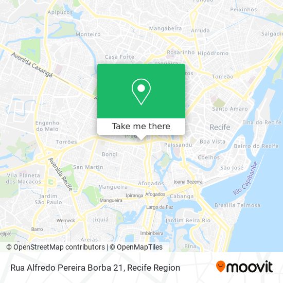 Rua Alfredo Pereira Borba 21 map