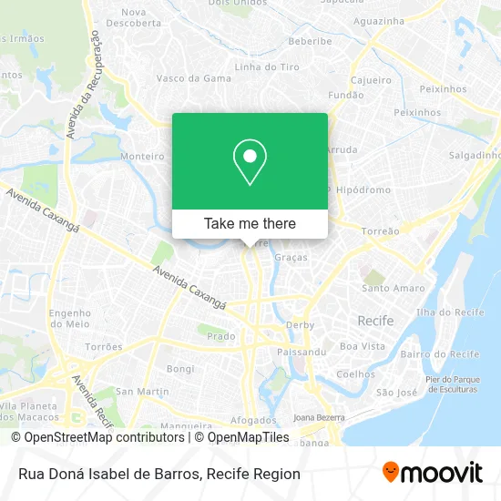 Rua Doná Isabel de Barros map