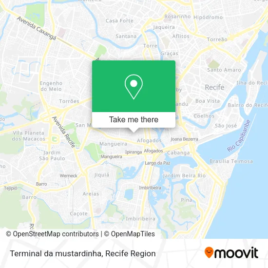 Terminal da mustardinha map