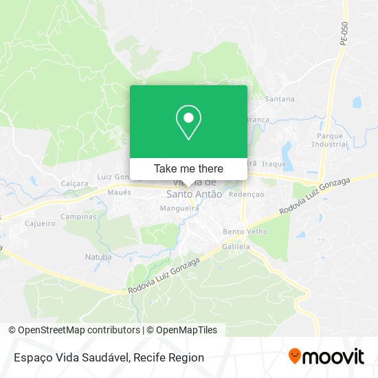 Espaço Vida Saudável map