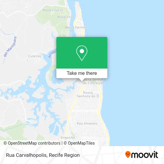 Rua Carvalhopolis map