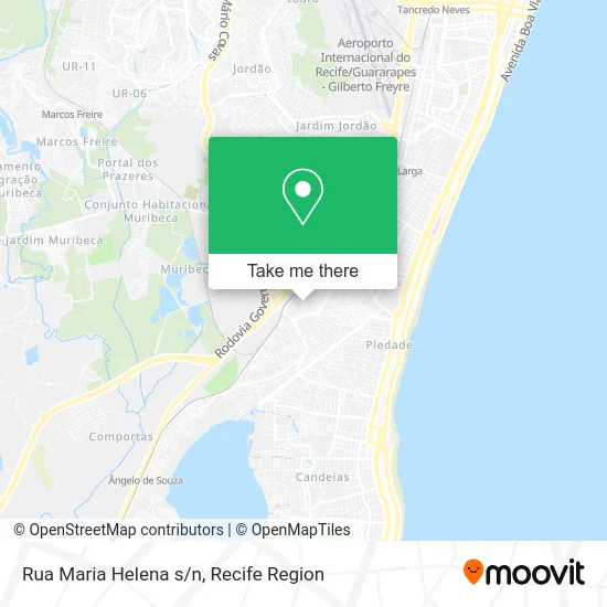 Rua Maria Helena s/n map