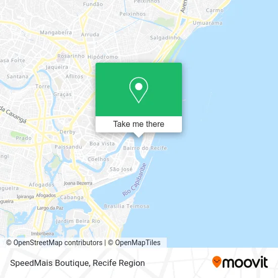 SpeedMais Boutique map