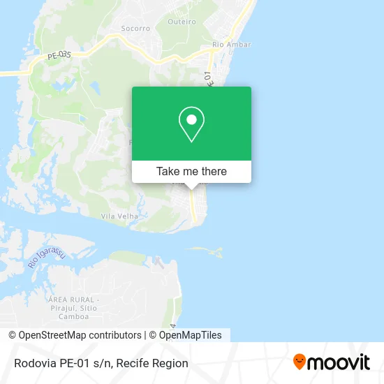 Rodovia PE-01 s/n map