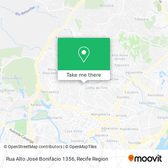 Rua Alto José Bonifácio 1356 map