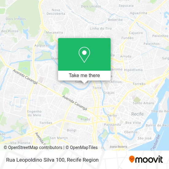 Rua Leopoldino Silva 100 map
