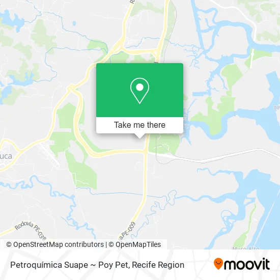 Petroquímica Suape ~ Poy Pet map