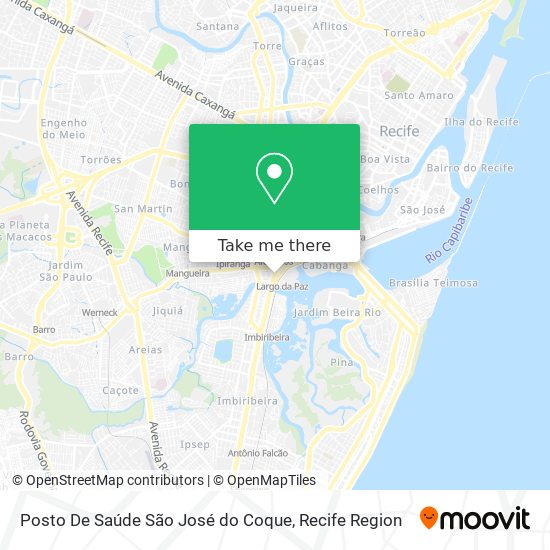 Posto De Saúde São José do Coque map