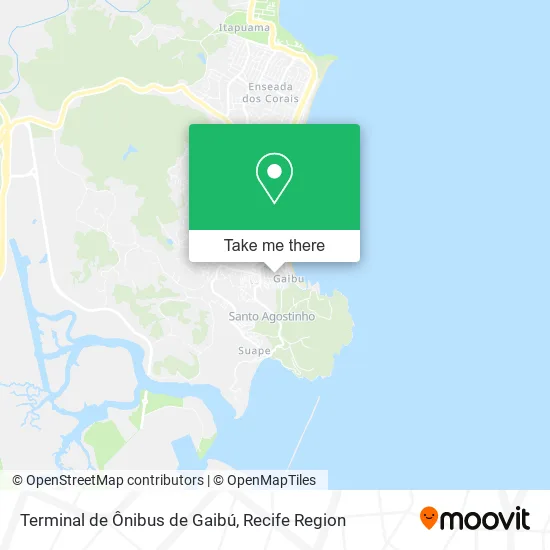 Terminal de Ônibus de Gaibú map