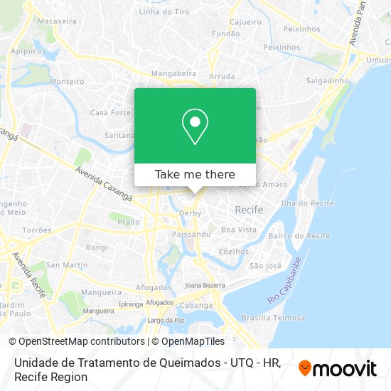 Unidade de Tratamento de Queimados - UTQ - HR map