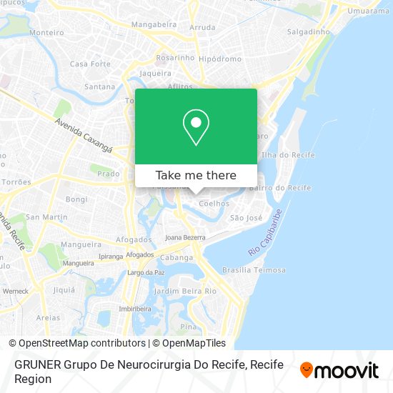 GRUNER Grupo De Neurocirurgia Do Recife map