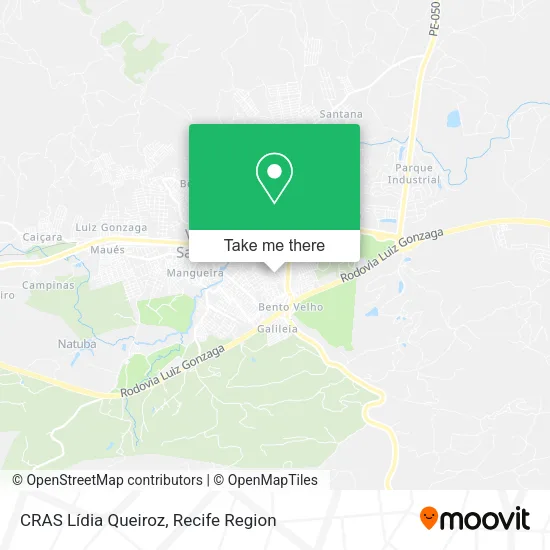 CRAS Lídia Queiroz map